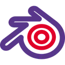 Free Blender Technology Logo Social Media Logo Icon