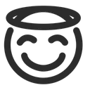 Free Blessed Smiley Emoji Icon