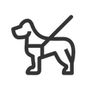 Free Blindenhund  Symbol