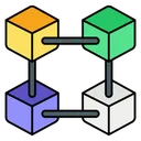 Free Bklocl Chain Block Chain Blockchain Icon