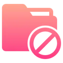 Free Block Folder  Icon