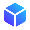 Free Blockchain Cube Geometry Icon