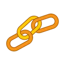 Free Blockchain Connections Chains Icon