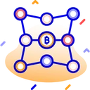 Free Blockchain Rede Bitcoin Ícone