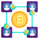 Free Blockchan Bitcoin Cryptocurrency Icon