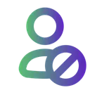 Free Blocked User Block Icon