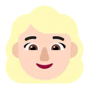 Free Blond Haare Flach Symbol