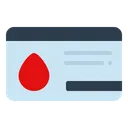 Free Blood Donor Card Blood Donation Donor Card Icon