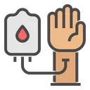 Free Blood Donors Blood Transfusion Blood Bag Icône