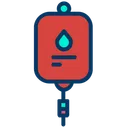 Free Blood Packet Blood Bottel Icon