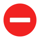 Free Bloquear Detener Firmar Icono
