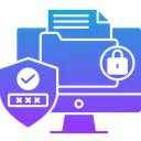 Free Delitos Ciberneticos Seguridad Cibernetica Seguridad De Archivos Icono
