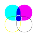 Free Blue Cymk Rgb Icon