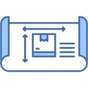 Free Blueprint Product Design Icon