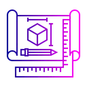 Free Blueprint  Icon