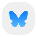 Free Bluesky  Icon