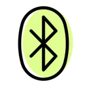 Free Bluetooth Technology Logo Social Media Logo Icon