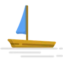 Free Boat Sailing Fisherman Icon