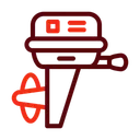 Free Boat Engine Propeller Engine Icon
