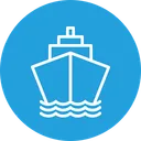 Free Boat Logistic Transportation Icon