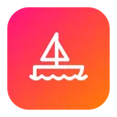 Free Boat Ship Seiling Icon