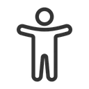 Free Body  Icon