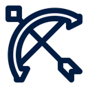 Free Bogenschütze  Symbol