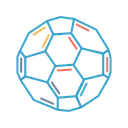 Free Hexagono Bola Fullereno Icono