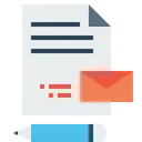 Free Pluma Documento Correo Icono