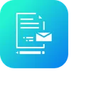 Free Pluma Documento Correo Icono