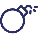 Free Rustung Bombe Bombe Symbol