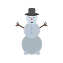 Free Boneco De Neve Frio Saudacao Ícone