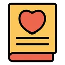 Free Love Heart Book Icon