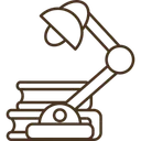 Free 책과 램프  아이콘