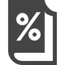 Free Book Percent Icon