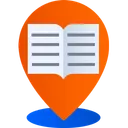 Free Book Location  Icon