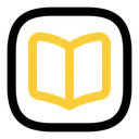 Free Book Square  Icon