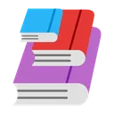 Free Book Stack Education Books Icon