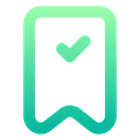 Free Bookmark check  Icon
