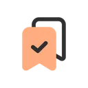 Free Bookmark Checked  Icon