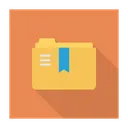 Free Bookmark Folder Archive Icon