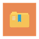 Free Bookmark Folder Archive Icon