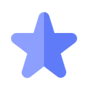 Free Fill Star Bookmark Icon