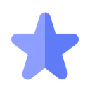 Free Fill Star Bookmark Icon