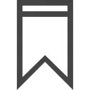 Free Bookmark O Icon