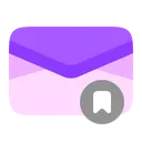 Free Bookmark Mail  Icon