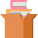 Free Books in Box  Icon