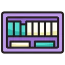 Free Bookshelf Library Book Icon