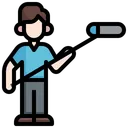 Free Boom Operator Professions And Jobs Electronics Icon