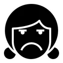 Free Boring Emotion Face Icon